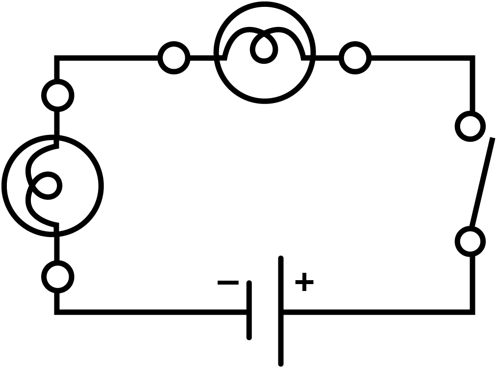 parallel circuit with 3 bulbs